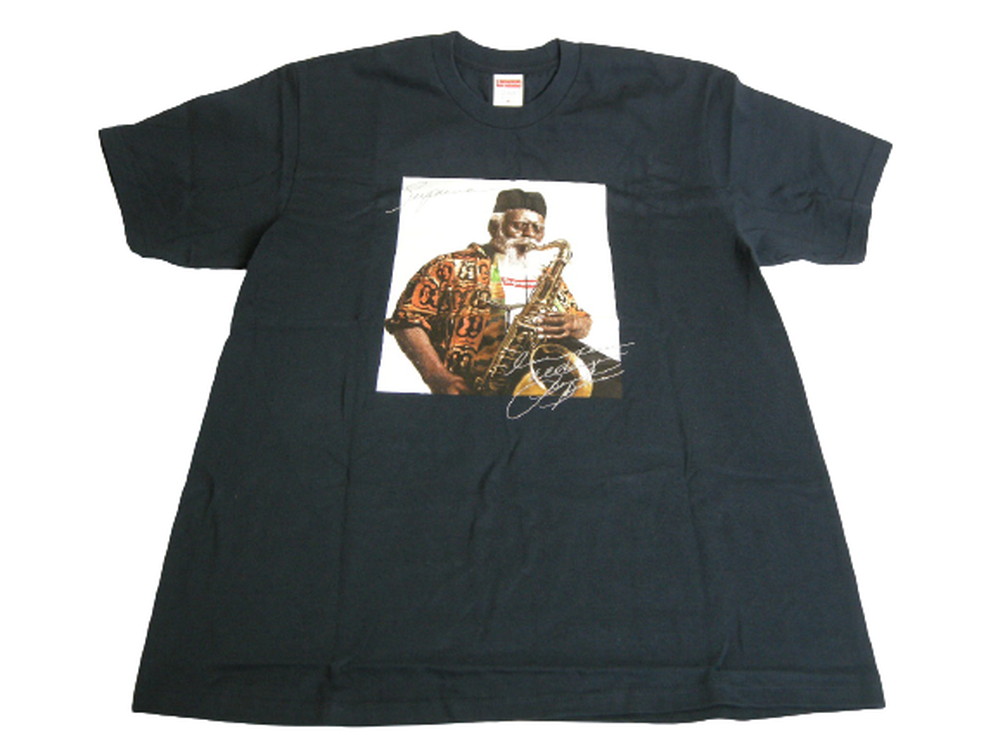 ⭐️Supreme ファラオサンダース　サイズＬ　ブラック Supreme(シュプリーム) 20AW Pharoah Sanders Teeロゴ フォト