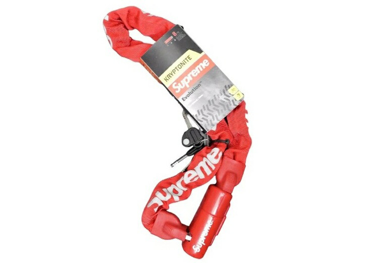 2021SS/Supreme/シュプリーム/Kryptonite Integrated Chain Lock クリプトナイト インテグレーテッドチェーンロック/red/赤いこと/赤 レッド