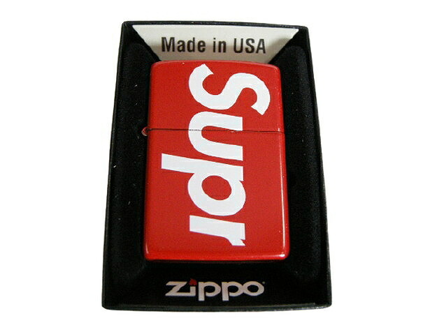 2021SS/Supreme/シュプリーム/Logo Zippo/ロゴ ジッポー/ライター/RED/赤/Made in U.S.A/アメリカ製/USA製