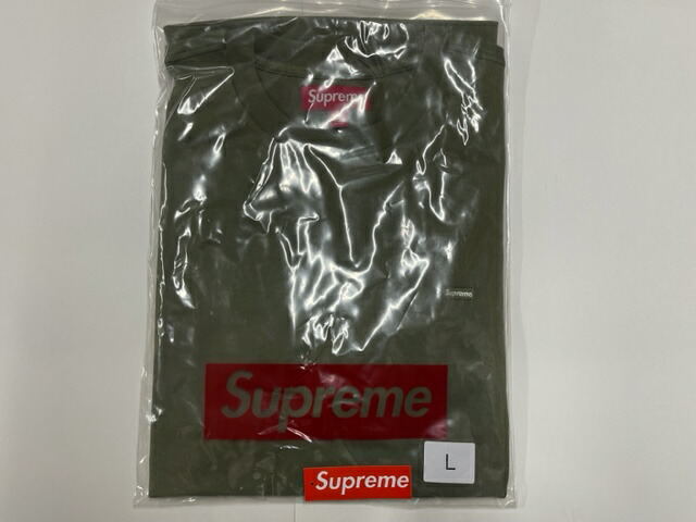 楽天市場】2024AW/24FW/Supreme Small Box L/S Tee Charcoal