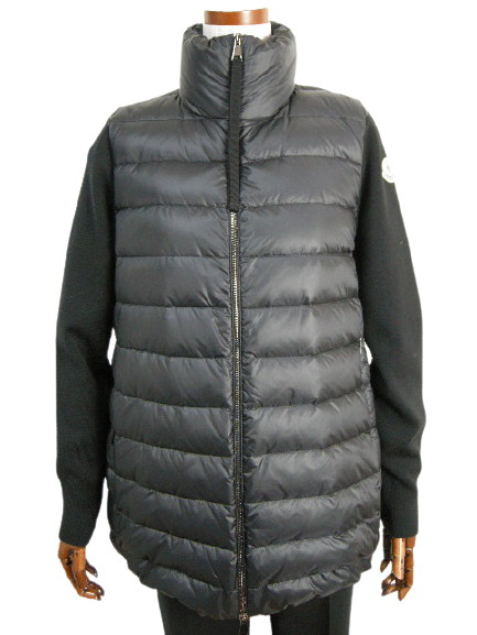 楽天市場】【MONCLER/モンクレール/スウェット切替ダウンジャケット ...