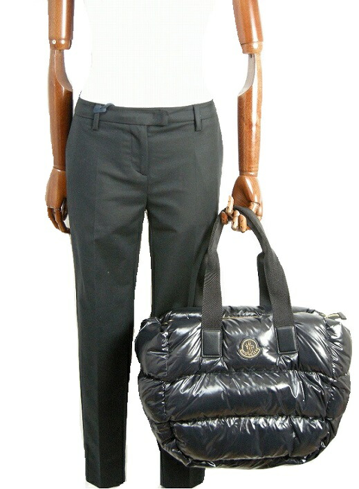 【MONCLER/モンクレール/CARADOC/カラドック/TOTE BAG/ダウン型トートバッグ/2WAY/ハンドバッグ/ダウンバッグ/レディース/メンズ/2022-2023AW/秋冬/999/ブラック/黒/09B-5D00005-M2176】