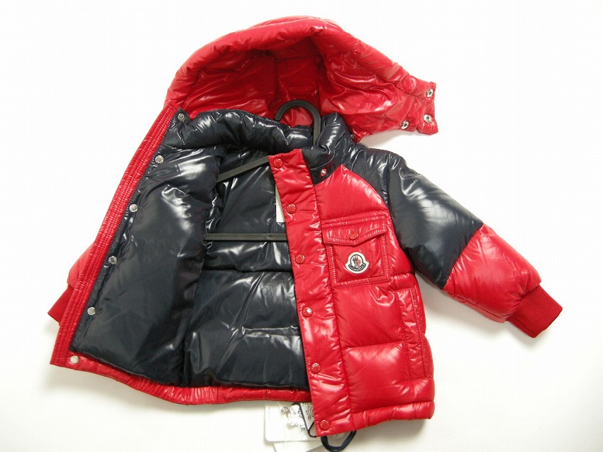 MONCLER モンクレール BIARRIZ ベビーサイズ12 KIDS 女の子 455 レッド