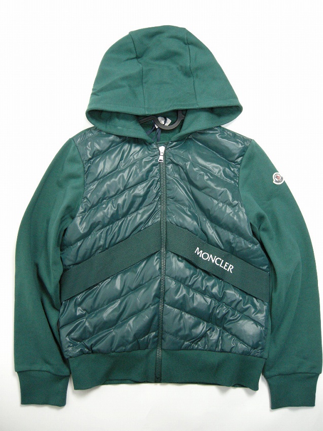 MONCLER モンクレール SWEAT SHIRT スウェット切替ダウンパーカー