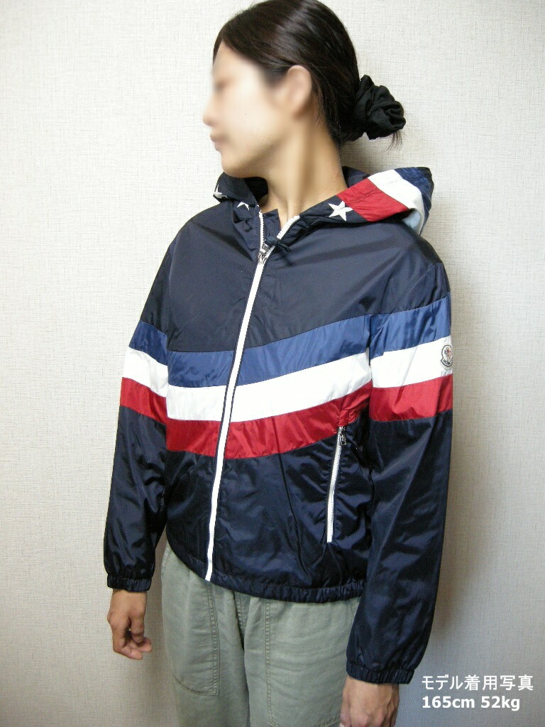 【MONCLER/モンク軌跡/CAMキッズ12A大いさ(成年者可)KIDS/キッズ/男の子/御嬢さん/2019SS/春夏/ナイロンパーカー/ナイロン上衣/ダークネイビー系/星条旗/はやりっ子/大いさ12A (レディース00-0好いかげんに)】