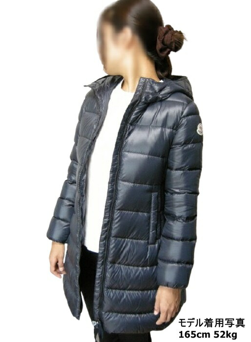 【楽天市場】【MONCLER/モンクレール/SUYEN/スイエン/ダウンコート/キッズ12Aサイズ(大人女性可)  KIDS/キッズ/ガール/子供/2017-2018AW/秋冬/フード付きライトコート/ロングコート/ダウンジャケット/778/ダークネイビー/ナイトブルー/NIGHT  BLUE ...