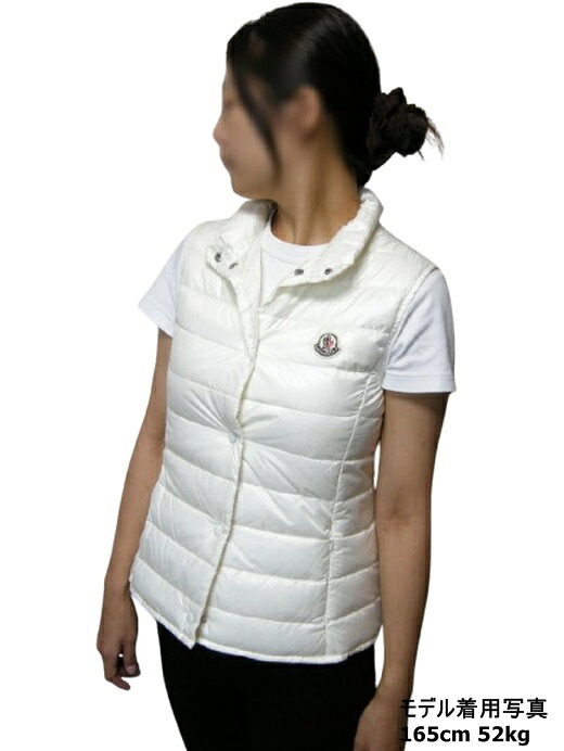 【MONCLER/モンクレール/LIANE(リアーネ/キッズ14Aサイズ(大人女性可)/KIDS/キッズ/ガール/子供/2017SS/春夏/ライトダウンベスト/軽量ダウン/DOWN VEST/ジレ/ホワイト/白/WHITE/サイズ14A (レディース0 S相当)】｜micce店