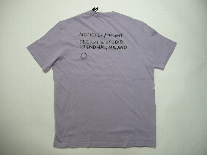Moncler モンクレール Genius ジーニアス Fragment Maglia T Shirt Tシャツ Tee 半袖tシャツ フラグメント Frgmt Hiroshi Fujiwara 藤原ヒロシ メンズ 21 22aw 秋冬 61a 薄いパープル系 サイズxs S M ゆったりめ 09u 8c000 05 92b Natural Gaz Org