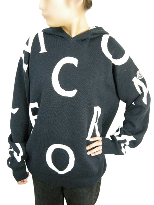 楽天市場】【MONCLER/モンクレール/星柄ウールニットパーカー/メンズ