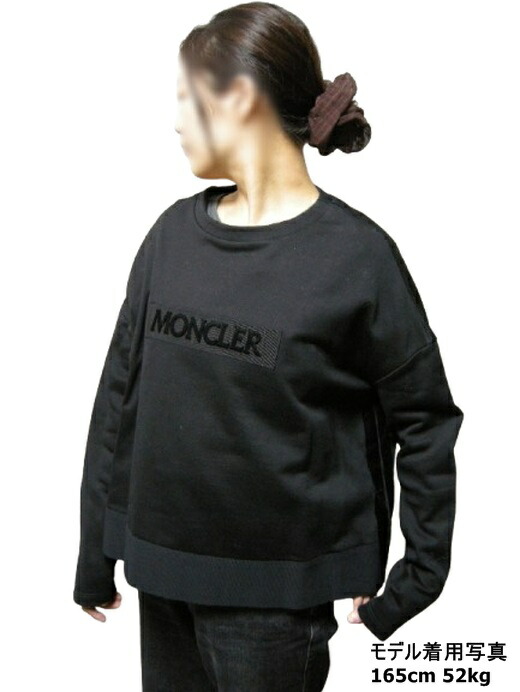 サイズXS■新品 本物■モンクレール スウェットシャツ ブラック 黒 レディース MONCLER 【並行輸入品】モンクレール スウェット キッズ ジュニア 子供