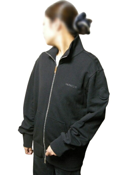 【MONCLER/モンク軌跡/MAGLIA APERTA CON ZIP UP SWEAT/ジップアップスウェット/スウェットジャケット/貨物自動車上衣/トレイナー/汗水/スウェットパーカー/メンズ/2024SS/春夏/999/黒いこと/BLACK/黒/大きさS】【091-8G00061-899YF】