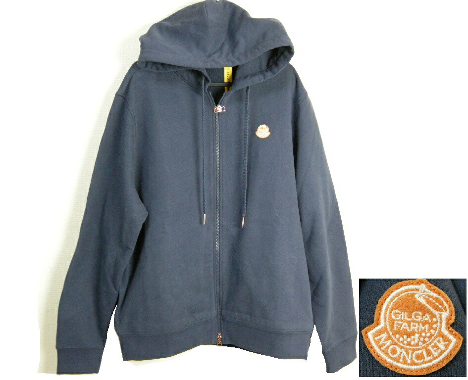 【MONCLER/モンク軌跡/DONALD GLOVER/GILGA FARM/ドナルドグローバー/GENIUS/天賦の才/HOODIE ZIP UP/スウェットパーカー/フーディージップアップ/トレイナー/汗水/調教師/メンズ/2024-2025AW/秋冬/786/米国海軍系/大きさXL/K2-402-8G00001-89AUJ】