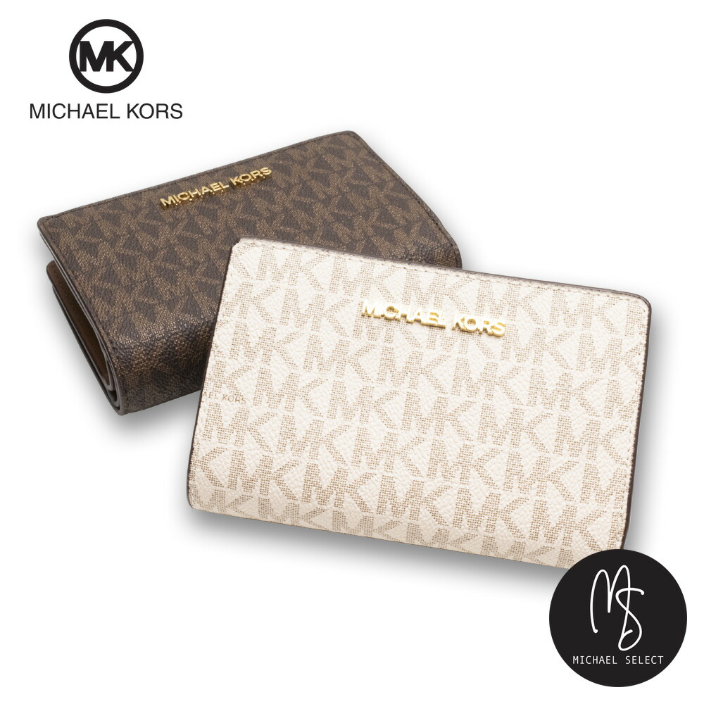 マイケル授業計画 二つ折り金入れ レディース パウダーコンパクト 今めかしい 差し上げ物 MICHAEL KORS お買い出しマラソン 最安値傍若無人中