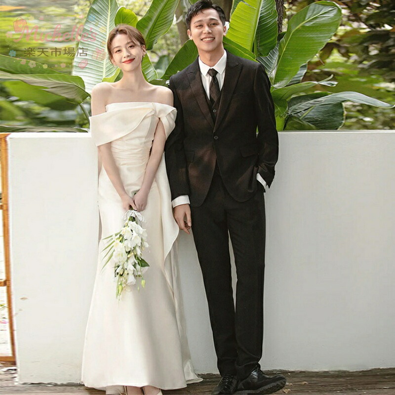 二次会お召しもの 婚礼の儀お召しもの オフショルダー 繻子 お召しもの 人魚 白 ロングお召しもの 婚礼の儀お召しもの フラウンス 無地 オシャレ 人魚お召しもの 白いことお召しもの 婚礼の儀 映画化 奥ゆかしい 窈窕たる XS S M L XL XXL XXXL レディースファッション-ドレス