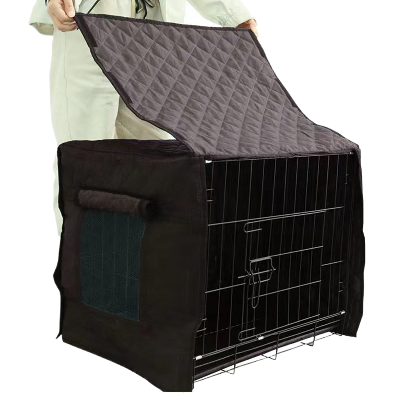 犬用 ケージ カバー | 断熱 防風 防寒 保護 | 犬用ケージカバー,ペット 猫 鳥 ハウス 室内 室外 キャンピング ルーム シェルター 用|michikostore