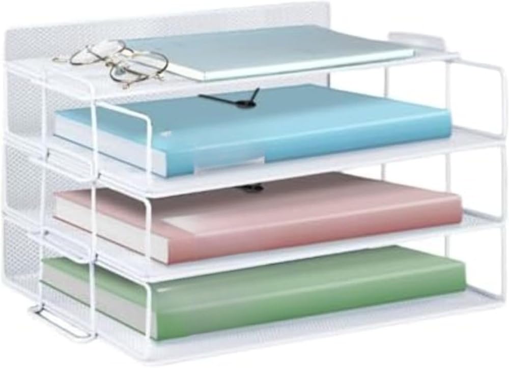 楽天市場】【】 ステンレス製 組み立て式 書類トレー ファイルラック