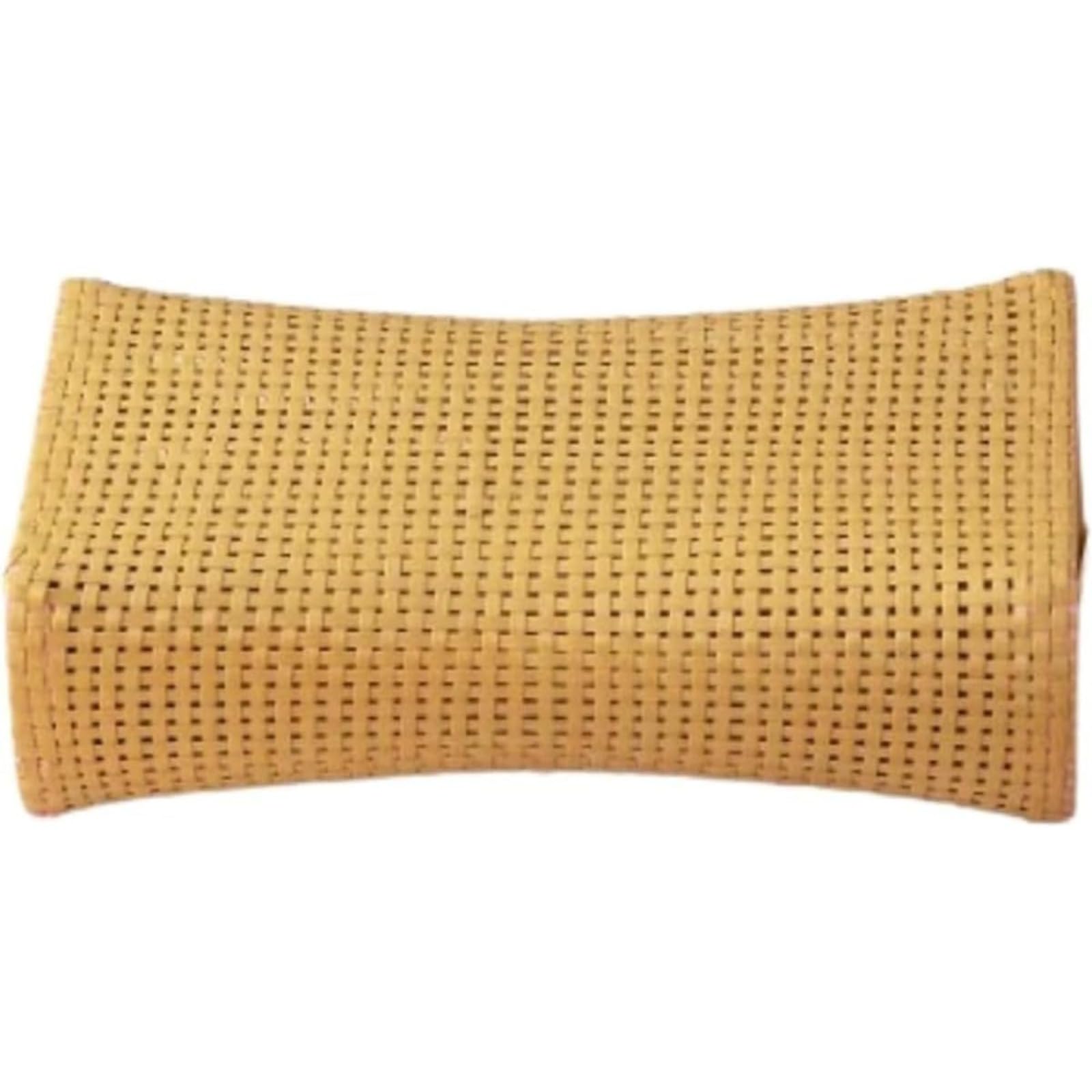 籐枕 枕 籐製 竹枕 夏用 涼感 蒸れにくい 通気性 生まれながら原料品 頸椎受け支える 好いたらしい 快眠 寝具 赤銅色 29×16×8糎