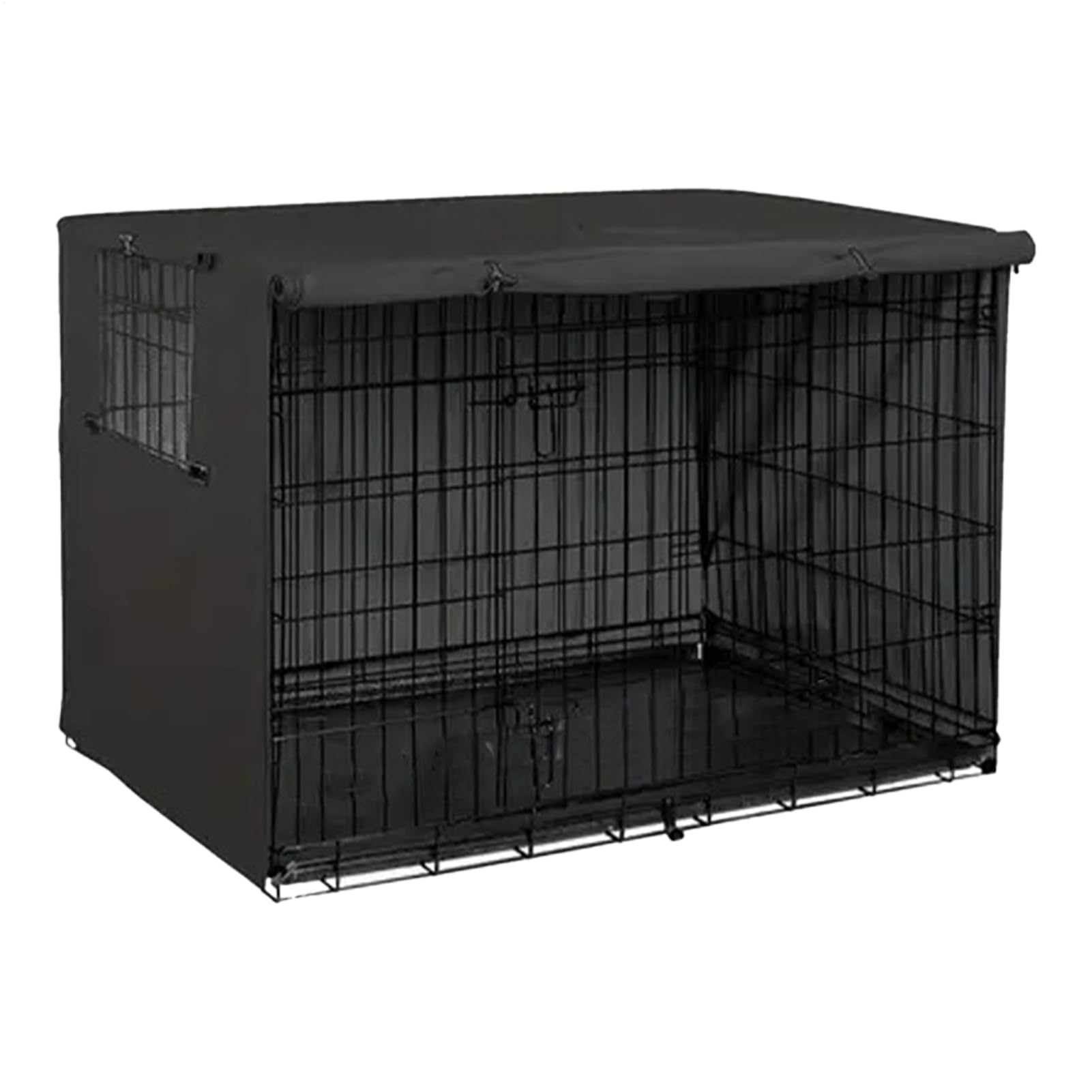 ペットケージカバー 犬用 伏せ籠 覆いかぶせる 思わしいな オックスフォード 防塵 雨合羽 防風 遮光 日よけ メッシュ窓付き添い人 向こう正面開閉能力のある 通気性 抜け毛打つ手 四季通じる 室内 室外 納める助けになる ペットサークルカバー 大型犬 中型犬