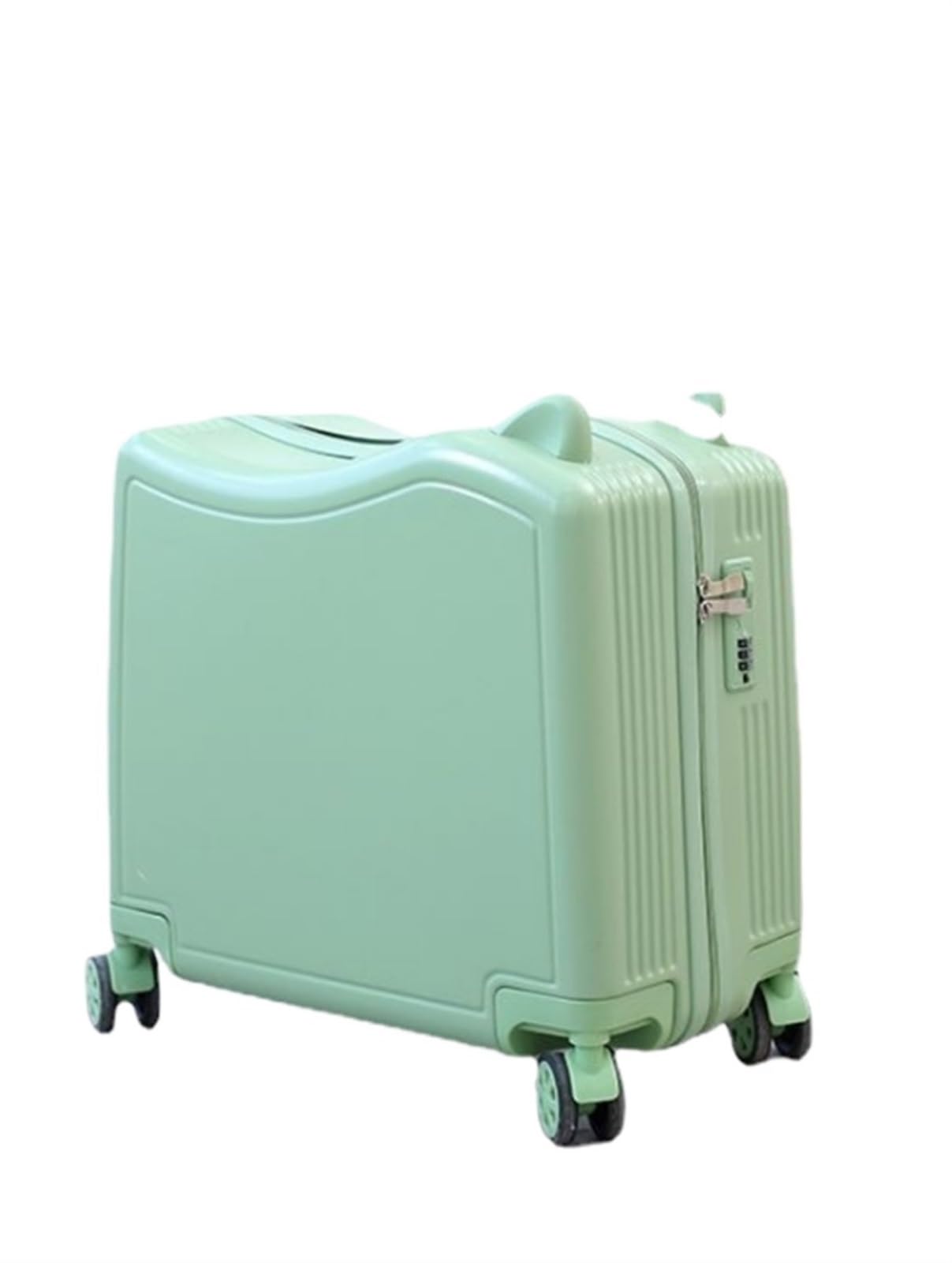 赤ちゃん用旅行バッグ キャリーバッグ 持ちはこび入れもの キッズ 乗れる ライドオン 猫耳青写真 静音ダブルキャスター 3桁文字盤鍵を掛ける 大電気容量 鍵付き添い人 生み出すこと祝賀会 差し上げ物 行楽 帰郷 お出かけ 軽さ 思わしい 18in パステルカラー かわ