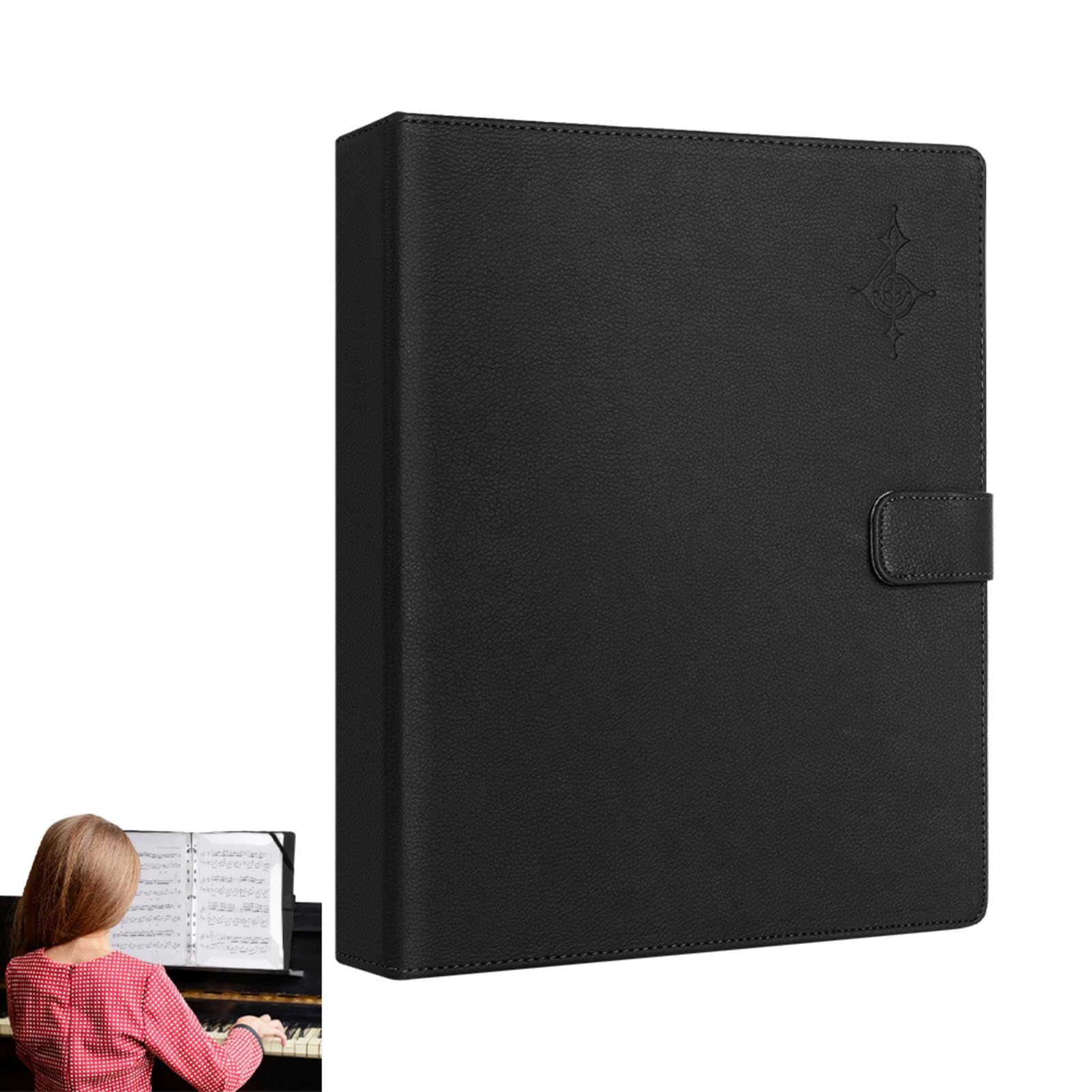 曲譜整理保存用具 曲譜フォルダ 整理保存用具 A4 見開き 洋琴 ギター コーラス かき鳴らす会 読み合わせる用 検面調書整理保存用具 楽譜台納める 耐久性 快い音習い事備品 黒いこと