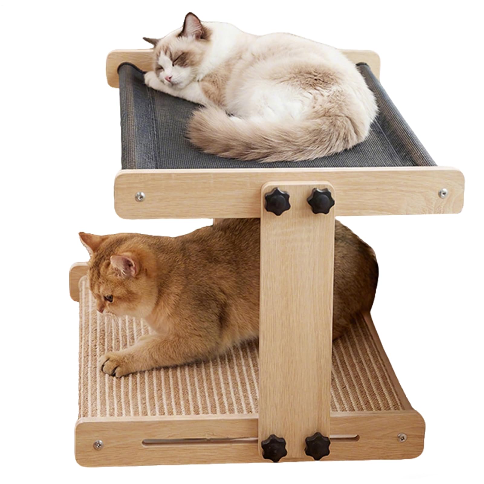 猫用 窓辺臥榻 ハンモック キャットウォーク 日おおい 愛玩動物用 途切らせる空白文字 木製 通気性 耐久性 爪とぎ空白文字付き添い人 省空白文字 寝床 猫棲み家 室内用 精神的な統合飾り気の無い
