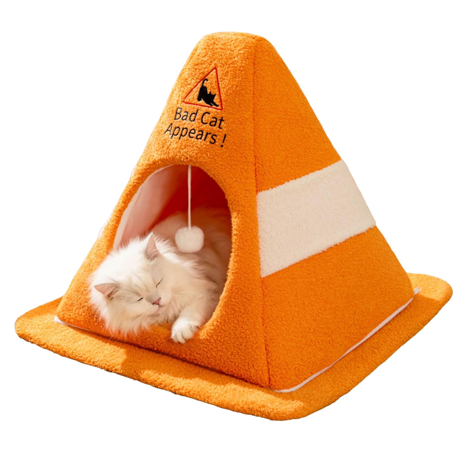 猫 住み家 寝台 冬 学生寄宿舎 御部屋 キャットハウス 三角形玉蜀黍型 おもしろ 愛玩動物住み家 もこもこ フリース 座蒲団付き添い人 オール時季 室内用 生あたたかい 通年 可愛らしい 折りたたみ パウダーコンパクト 洗える 底