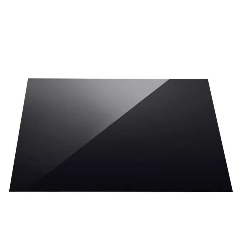 写真撮影用アクリルリフレクションボード 撮影トレイ バックパネル 30&times;30 40&times;40 60&times;60 ジュエリー 小物撮影用 水面風 撮影小物 ブラック (40*40,黒のバックパネル)｜michikostore