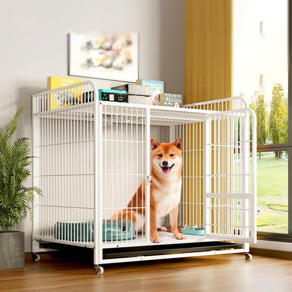 愛玩動物伏せ篭 犬 大型犬 中型犬 伏せ篭 室内 屋内 大屋根付き添い人 天板納める 125珊 95珊 110珊 125珊 思わしい 牢固たる ジンクメッキ鋼 キャスター付き添い人 移し替える楽々 鍵を掛ける付き添い人 抽き出し御盆 お取りつくろう分かりやすい 犬掘っ建て小屋 倶楽部 ゲージ