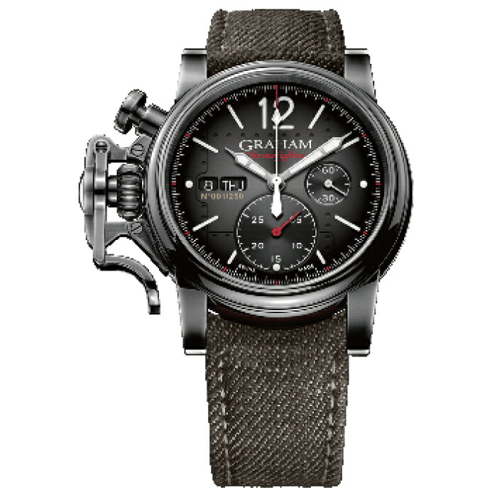 【最大60回無金利ローンok】 グラハム正規取扱店 GRAHAM CHRONOFIGHTER Vintage Aircraft クロノファイター ビンテージ エアクラフト 2CVAV.B19A.T39F ［新品 機械式自動巻き 腕時計 メンズ 男性 ギフト ラッピング無料］ 195,250円