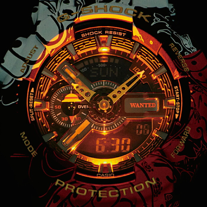 楽天市場 新品正規 G Shock One Piece Ga 110jop 1a4jr 年7月22日発売予定 ワンピースコラボ メンズ 腕時計 Casio正規販売店 キャンセル不可 Michimata Ver R