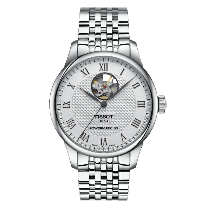 【最大60回無金利ローンok】TISSOT LE LOCLE Powermatic 80 OPEN HEART T006.407.11.033.02 ティソ ル・ロックル パワーマティック 80 オープンハート[正規販売店 新品 機械式自動巻腕時計 メンズ T0064071103302 ギフト ラッピング無料]｜MICHIMATA ver.R