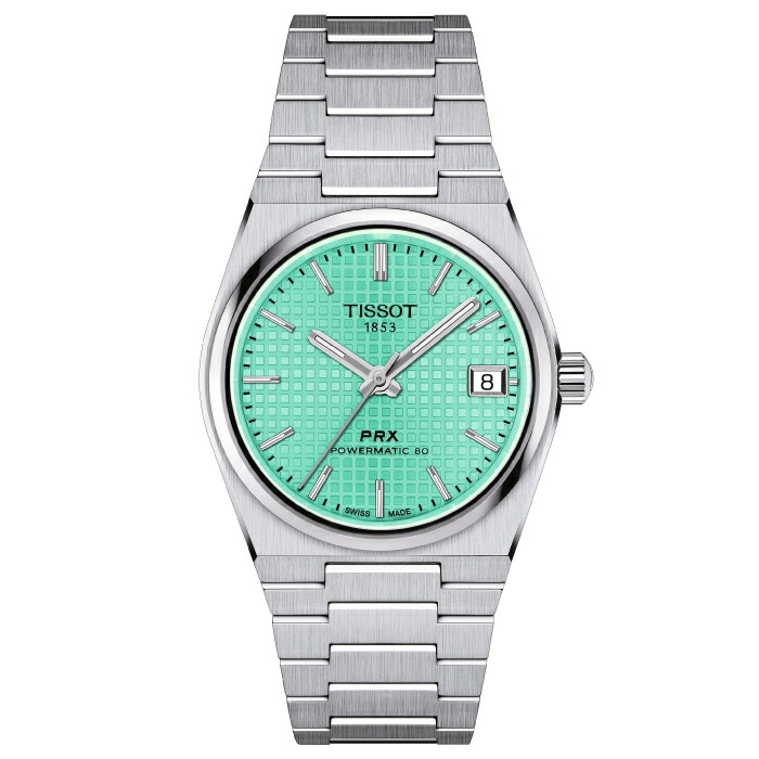 【最大限度60回無利息貸し付け金ok】TISSOT PRX Powermatic80 35MM Automatic  T137.207.11.091.01 ティソ ピーアールエックス パワーマティック80 オートマティック 内燃機関青碧[定まり売りわたす店  T1372071109101  差し上げ物 ラッピング無料]