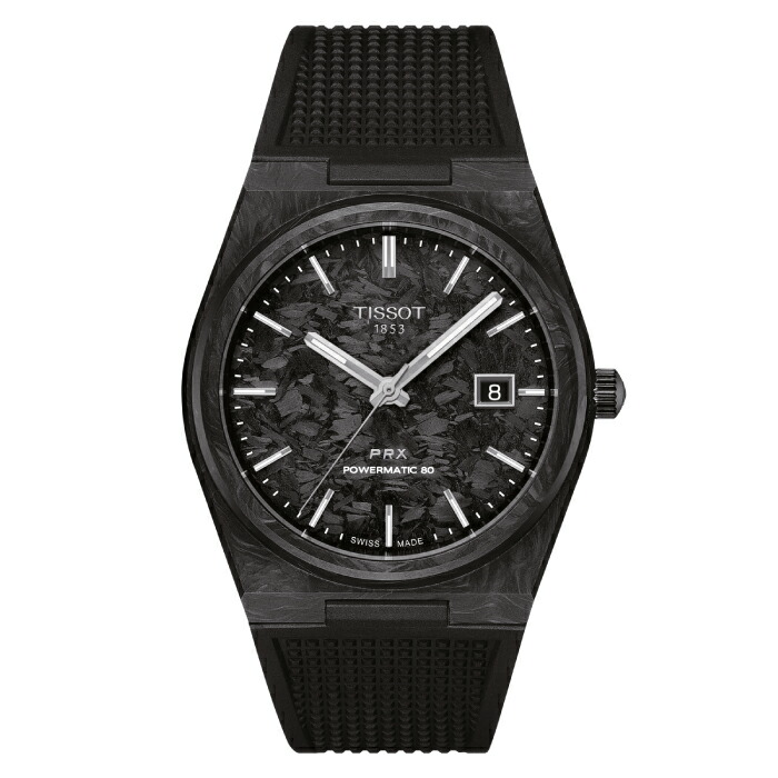 【最大60回無金利ローンok】 TISSOT PRX POWERMATIC 80 40mm CARBON T137.907.97.201.00 ギフト ティソ PRX パワーマティック80 カーボン 正規販売店 新品 機械式自動巻腕時計 メンズ ティソ腕時計 ティソパワー マティック 80 メンズブランド時計 T1379079720100|MICHIMATA ver.R