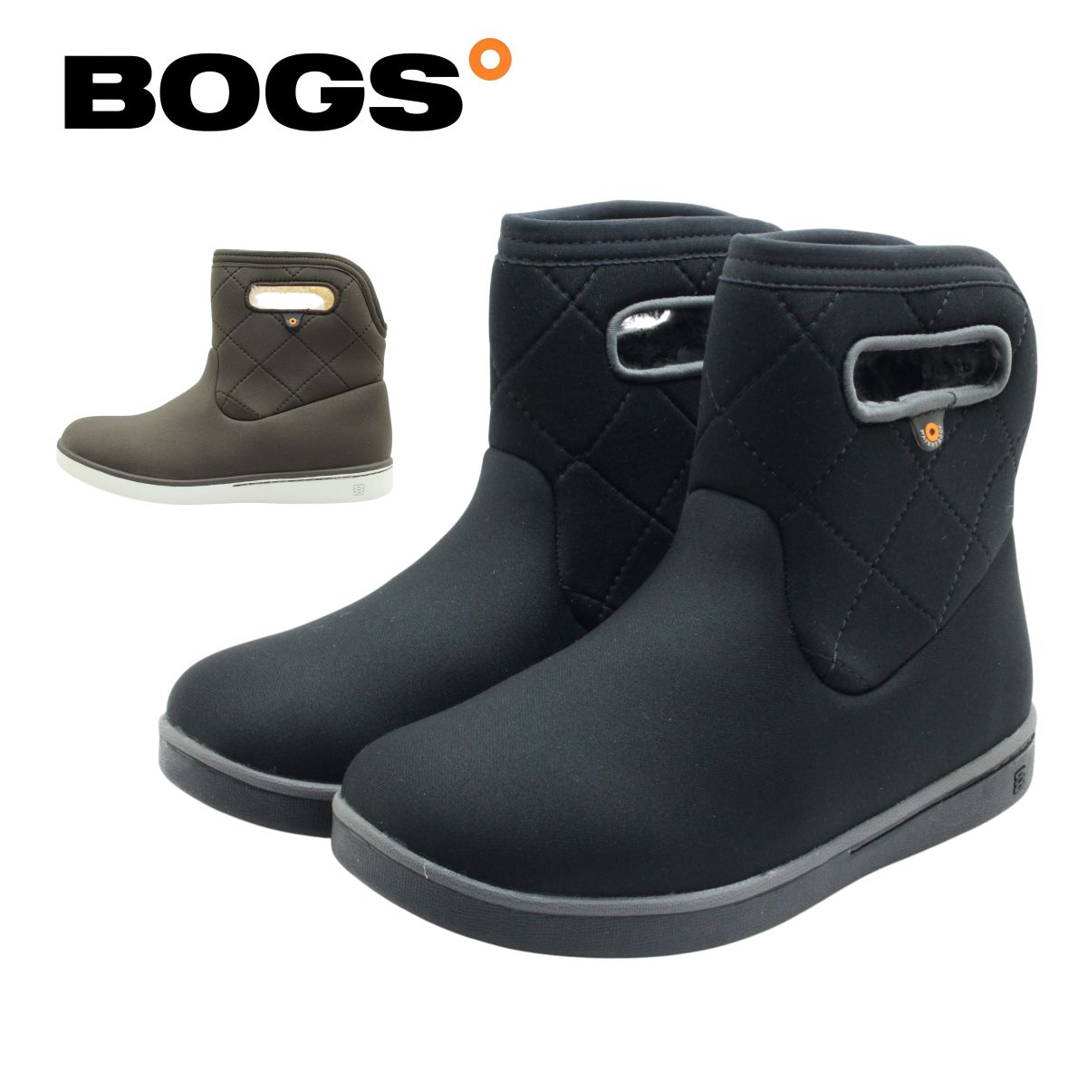 BOGS ボグス 79133 レディース ブーツ ショート ウォータープルーフ BOGA BOOTS SHORT QUIL TING 防水 靴|ミッキー靴店