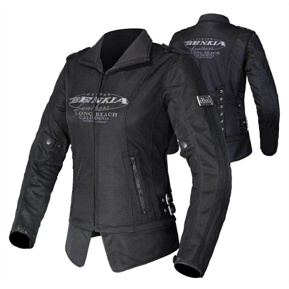 バイクジャケット バイクウェア パンクスタイル ライディングジャケット レディース メッシュジャケット バイク専用 通気 ライダ