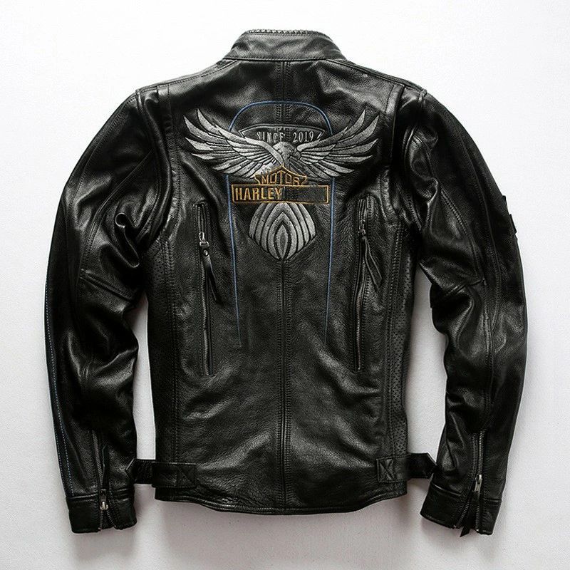 本革バイクジャケット　本革ジャケット　牛革　ライダースジャケット　バイク用　革ジャケット　革ジャン　レザージャケット　メ