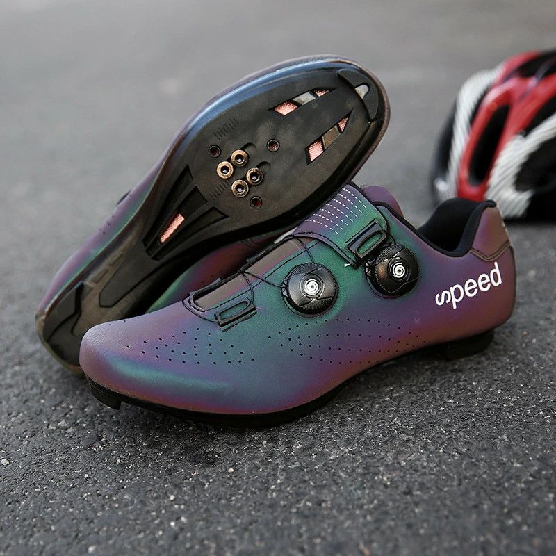 サイクルシューズ ロードバイクシューズ MTBシューズ 自転車 SPD/SPD-SL両対応 通気性 滑りにく 初心者 サイクリングシューズ