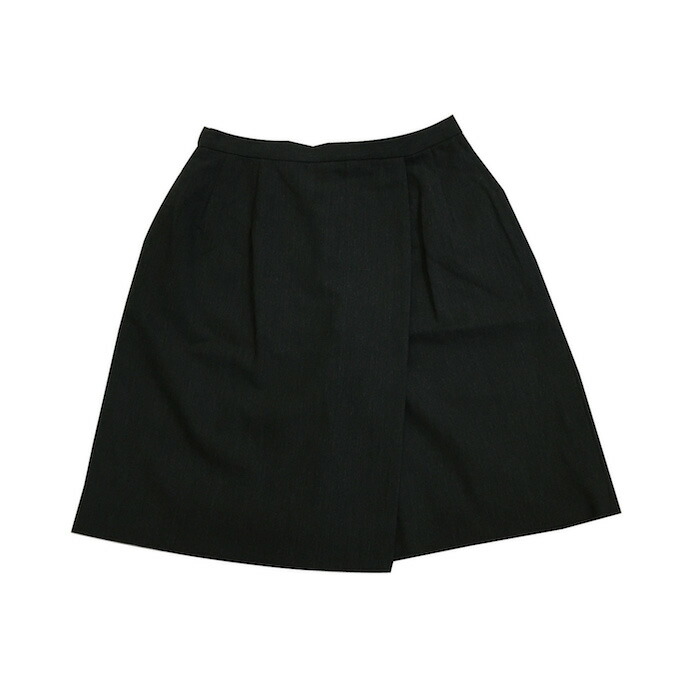 【ハイナック】事務服　キュロットスカート　OL制服　事務用制服【激安】　事務スカート　9号-21号　◆チャコールグレー　企業制服ユニフォーム　◆