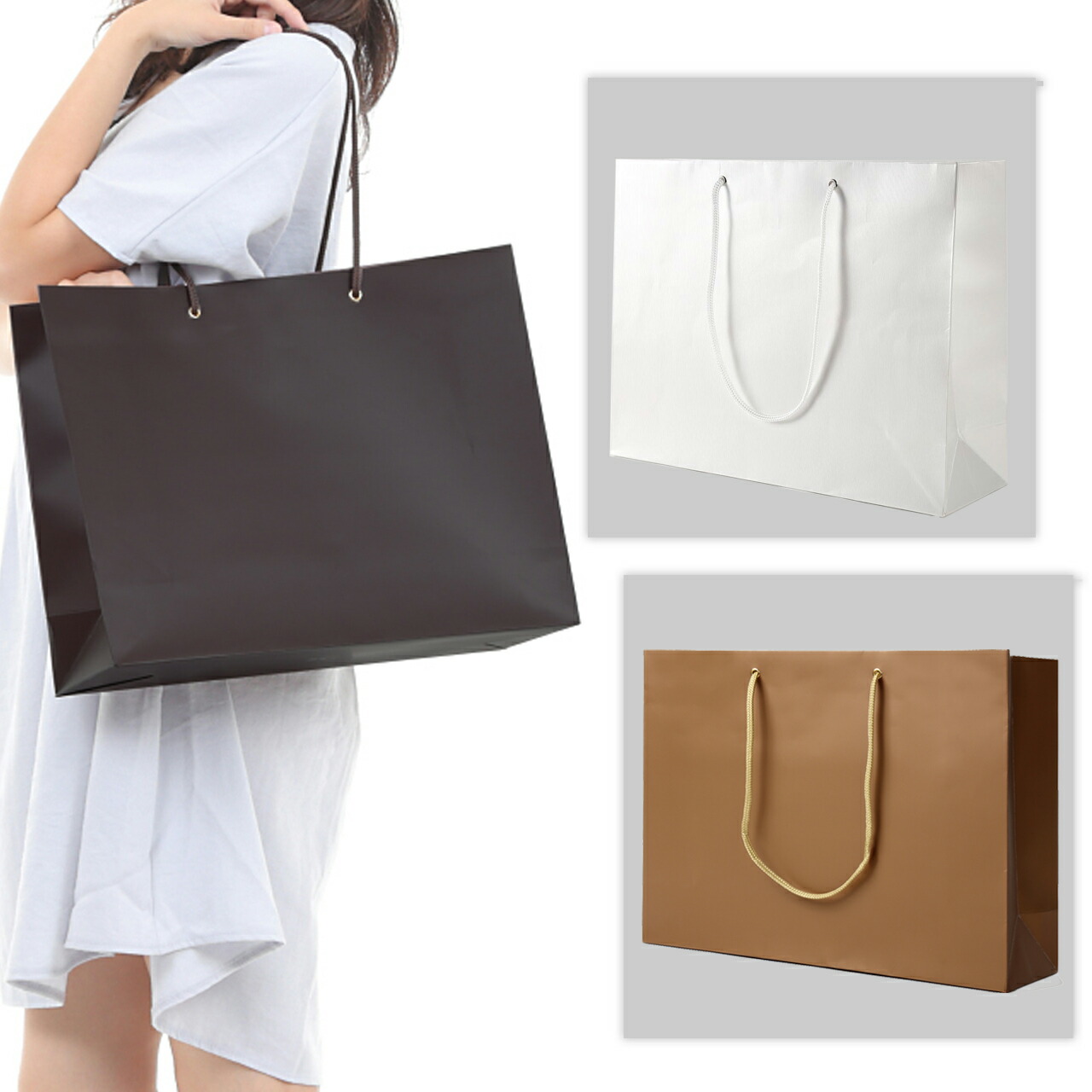 紙袋【差し上げ物御徒面子 大 50枚仕掛ける】幅42cm×高さ32cm×マチ13糎 差し上げ物 差し上げ物 華燭の典 内祝い 差し上げ物