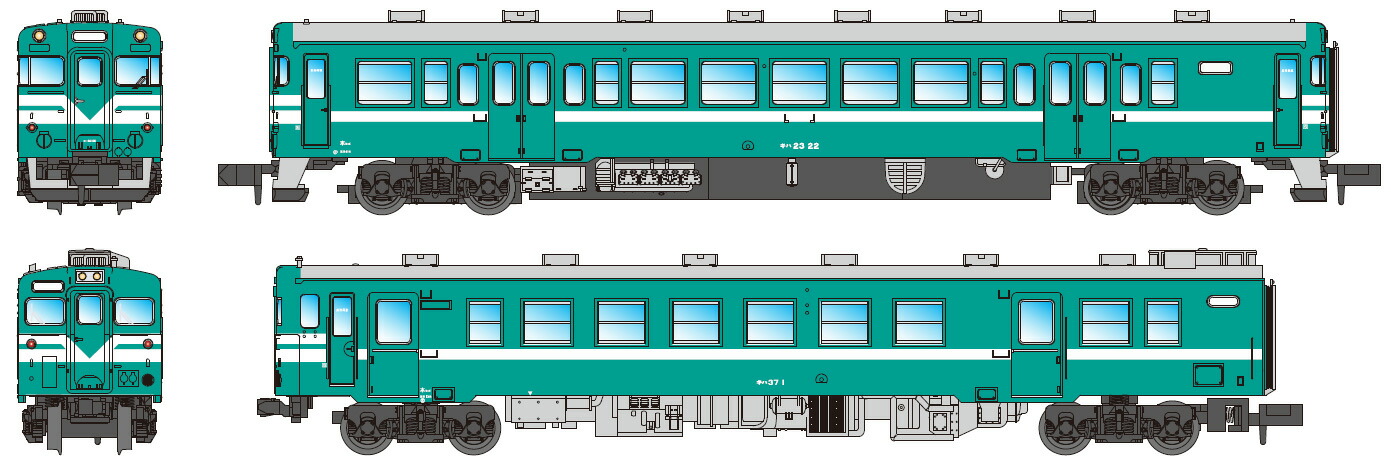 マイクロエース A2288 国鉄キハ07 200番代・標準色 樽見線4両セット マイクロエース A2288 国鉄キハ07 200番代・標準色 樽見線4両