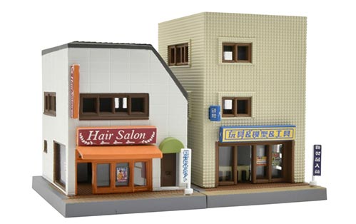 楽天市場】ジオラマセットA 駅前と商店街【トミーテック】「鉄道模型 N