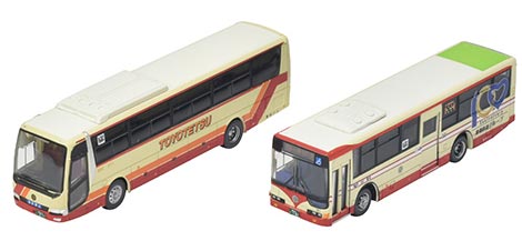 ザ バスコレクション 豊鉄バス 豊橋鉄道グループ100周年 2台セット 【トミーテック・333487】 「鉄道模型 Nゲージ トミーテック」