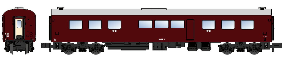 オシ16-1  ぶどう色<br>【マイクロエース・A9336】<br>「鉄道模型 Nゲージ マイクロエース」