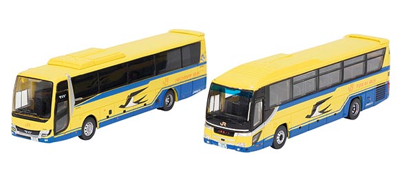 ザ バスコレクション ジェイアール東海バス黄色いバス 2台セット 【トミーテック・335474】 「鉄道模型 Nゲージ トミーテック」