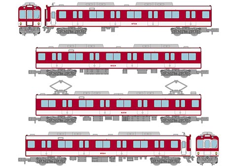 トミーテック　京急電鉄　新1000形　1809編成　4両セット Amazon | 1/150 ジオコレ『 鉄道コレクション【 京急電鉄 新1000
