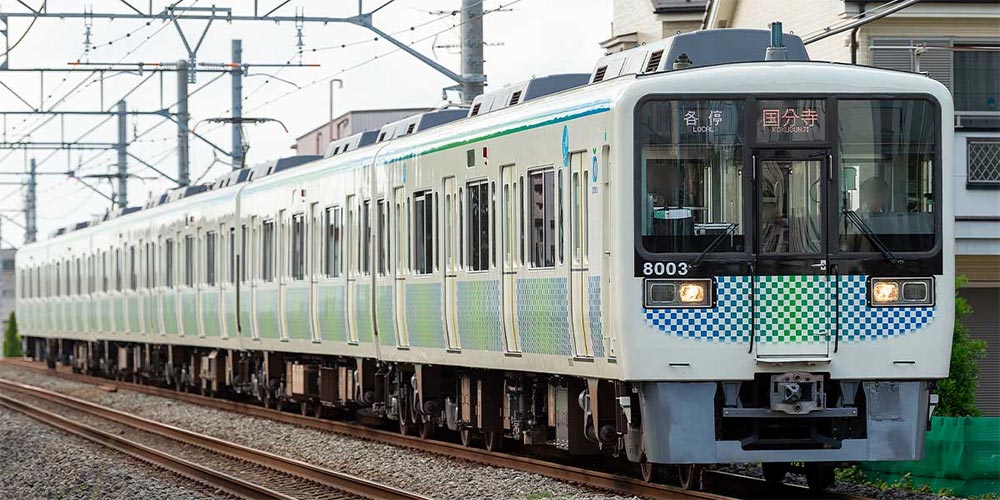 ①東武8000系新前面4輌トータルセット (塗装済車両キット) 楽天市場】東武8000系新前面 4輌編成トータルセット（塗装済組立