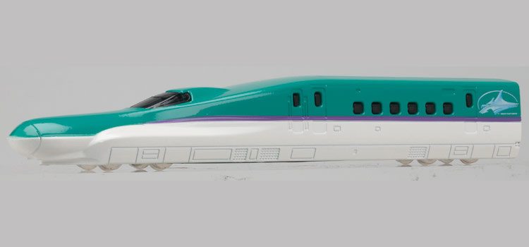 Nゲージ　ダイキャスト　スケールモデル　新幹線はやぶさ　JR東日本非売品　観賞用 Nゲージダイキャストスケールモデル E5系 はやぶさ:TRAINIART
