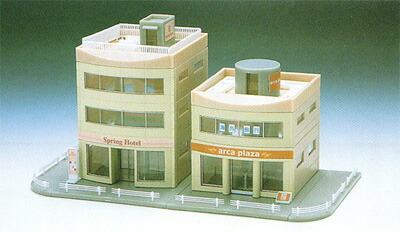 Nゲージ TOMIX他マンション２棟セット＋outland建物３棟セット Nゲージ TOMIX他マンション2棟セット＋outland建物3棟セット N