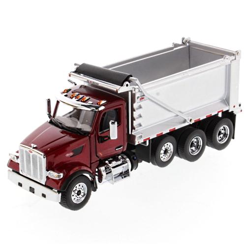 71077 DIECAST MASTERS 1/50 ピータービルト 567 SF OX Stampede メタリックレッドキャブ