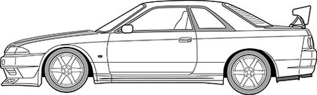 湾岸-6 1/24 湾岸ミッドナイトシリーズ No.6 日産 スカイライン GT-R（R32）友也画像